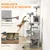 PawHut+-Arbre à chat XXL multi-activités-H.192 cm-gris clair PawHut+-Arbre à chat XXL multi-activités-H.192 cm-gris clair