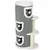 PawHut - Tour pour chat 4 niv. 3 balles jeu et griffoirs H.101cm-Gris Blanc PawHut - Tour pour chat 4 niv. 3 balles jeu et griffoirs H.101cm-Gris Blanc