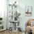 PawHut - Arbre à chat multi-activités H.170cm-gris clair PawHut - Arbre à chat multi-activités H.170cm-gris clair