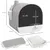 PawHut - Maison de toilette litière chat porte battante pelle filtre