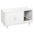 PawHut - Litière Chat 2 portes, niche, grattoir amovible-blanc PawHut - Litière Chat 2 portes, niche, grattoir amovible-blanc