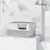 PawHut - Maison de toilette bac à litière pour chat H.28cm-gris clair PawHut - Maison de toilette bac à litière pour chat H.28cm-gris clair