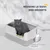 PawHut - Maison de toilette bac à litière pour chat H.28cm-gris clair PawHut - Maison de toilette bac à litière pour chat H.28cm-gris clair
