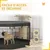 PawHut - Parc chien modulable 8 panneaux pliables avec porte, bâche - noir PawHut - Parc chien modulable 8 panneaux pliables avec porte, bâche - noir