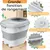 PawHut - Conteneur Croquettes 25L Pliable Roulettes et Accessoires - Gris PawHut - Conteneur Croquettes 25L Pliable Roulettes et Accessoires - Gris