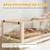 PawHut - Cage hamster 3 niveaux rampes roue bascule cabane H.76cm