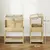 PawHut - Cage à hamster en bois - Toit ouvrant verrouillable - H.103cm