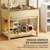 PawHut - Cage à hamster en bois - Toit ouvrant verrouillable - H.103cm