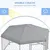 PawHut - Chenil entièrement couvert porte verrouillable-H.120cm-gris