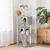 PawHut - arbre à chat niche, hamac, griffoir, plateforme H.180cm-gris clair PawHut - arbre à chat niche, hamac, griffoir, plateforme H.180cm-gris clair
