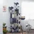 PawHut - Arbre à chat grande taille avec accessoiresH.206 cm-gris PawHut - Arbre à chat grande taille avec accessoiresH.206 cm-gris