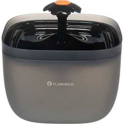 Fontaine à eau Flowie Carrée Noire 2L pour CHAT et PETIT CHIEN