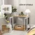 PawHut - Cage pour chien en bois - verrouillables- H.71cm - blanc PawHut - Cage pour chien en bois - verrouillables- H.71cm - blanc