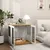 PawHut - Cage pour chien en bois - verrouillables- H.71cm - blanc PawHut - Cage pour chien en bois - verrouillables- H.71cm - blanc