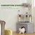 PawHut - Arbre à chat angle griffoirs niche XL plateformes H.114 cm - gris PawHut - Arbre à chat angle griffoirs niche XL plateformes H.114 cm - gris