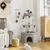 PawHut - Arbre à chat angle griffoirs niche XL plateformes H.114 cm - gris PawHut - Arbre à chat angle griffoirs niche XL plateformes H.114 cm - gris