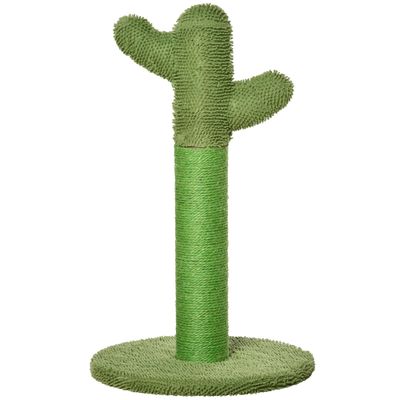 PawHut - Griffoir chat design cactus H.65cm-vert