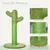 PawHut - Griffoir chat design cactus H.65cm-vert