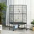 PawHut - Cage oiseau  H.132cm-gris moucheté