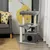 PawHut - Arbre à chat avec griffoirsH.90cm-gris PawHut - Arbre à chat avec griffoirsH.90cm-gris