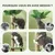 PawHut - Arbre à chat avec plateforme, griffoir, 2 boules - beige vert