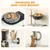 PawHut - Arbre à chat mural parcours mural en bois 5 pièces - crème gris PawHut - Arbre à chat mural parcours mural en bois 5 pièces - crème gris