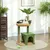 PawHut - Arbre à chat avec niche panier jeux boules griffoirs - beige vert PawHut - Arbre à chat avec niche panier jeux boules griffoirs - beige vert