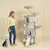 PawHut - Arbre à chat jeux multiples sisal naturel H.177cm-gris clair PawHut - Arbre à chat jeux multiples sisal naturel H.177cm-gris clair