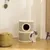 PawHut - Arbre à Chat Tour-Cylindrique, 2 niches + plateforme, sisal-Beige PawHut - Arbre à Chat Tour-Cylindrique, 2 niches + plateforme, sisal-Beige