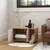 PawHut - Maison de toilette pour chat meuble cache litière-naturel blanc