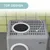 PawHut - Maison Toilette Chat - Porte Battante et Haute Pelle - Gris Blanc PawHut - Maison Toilette Chat - Porte Battante et Haute Pelle - Gris Blanc