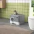 PawHut - Maison Toilette Chat - Porte Battante et Haute Pelle - Gris Blanc PawHut - Maison Toilette Chat - Porte Battante et Haute Pelle - Gris Blanc