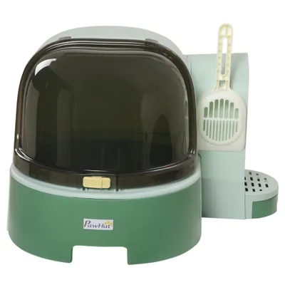 PawHut ? Maison de toilette litière pour chat design capsule spatiale PawHut ? Maison de toilette litière pour chat design capsule spatiale