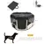 PawHut - Poussette pour chiens pliable imperméable H.94cm - gris