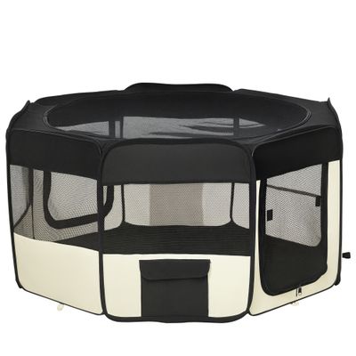 PawHut - Poussette pour chiens pliable imperméable H.94cm - gris