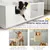 PawHut - Parc de mise bas pour chien  - H.50cm - blanc