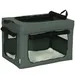 PawHut - Sac Transport Pliable 2 Poignées 3 Portes H.42cm - gris