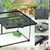 PawHut - Terrarium avec couvercle verrouillable et accessoires - noir PawHut - Terrarium avec couvercle verrouillable et accessoires - noir