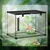 PawHut - Terrarium avec couvercle verrouillable et accessoires - noir PawHut - Terrarium avec couvercle verrouillable et accessoires - noir