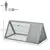PawHut - Clapier triangulaire double porte extérieur H.52,5cm-gris