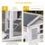 PawHut - Clapier cottage niche haute rampe enclos - blanc gris