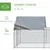 PawHut -  Enclos poulailler chenil 18m² espace H.195 cm - gris