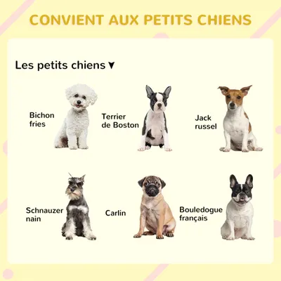 PawHut - Niche pour chien avec terrasse couverte et toit ouvrant - blanc