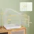 PawHut - Cage à oiseau 4 portes H.45cm-blanc PawHut - Cage à oiseau 4 portes H.45cm-blanc