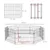PawHut - Parc enclos pour chiens diamètre 158 cm 8 panneaux H.61cm - noir PawHut - Parc enclos pour chiens diamètre 158 cm 8 panneaux H.61cm - noir
