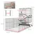 PawHut - Cage petits animaux avec 3 plateaux H.114 cm - noir PawHut - Cage petits animaux avec 3 plateaux H.114 cm - noir