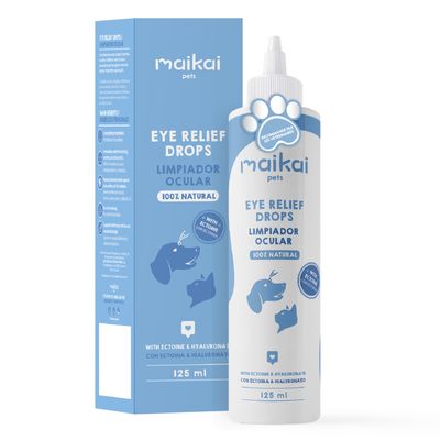 Maikai Lotion Nettoyante Yeux Chien & Chat Aloe Vera et Acide Hyaluronique