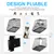 PawHut - Cage de Transport pour Chien Taille L H.55 cm - noir PawHut - Cage de Transport pour Chien Taille L H.55 cm - noir
