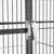 PawHut - Cage oiseaux portable 4 mangeoires H.163 cm - noir gris PawHut - Cage oiseaux portable 4 mangeoires H.163 cm - noir gris