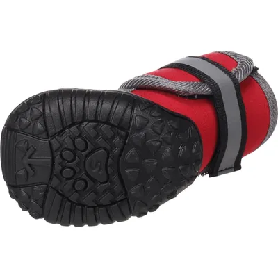 Flamingo Hundeschuhe Kajan rot - 2 Stück